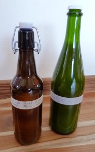 Bottled vinegar