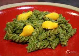 Purslane-Basil-Pesto-Pasta