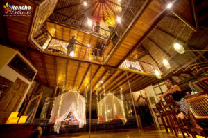 Yoga Retreat Center - Natural Palm Roof Structure